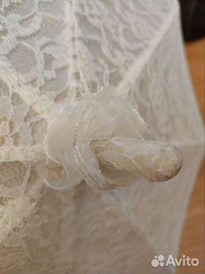 Кружевной зонтик непромокаемый