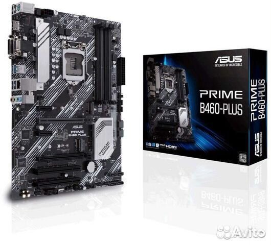 Мат. плата asus prime B460-plus + проц. i5 10600
