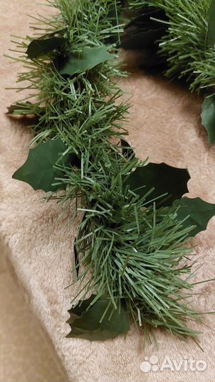 Новогодний декор/гирлянда 2 шт