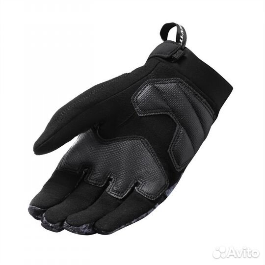 Motorradhandschuhe Rev'It Continent Schwarz-Grau Черный