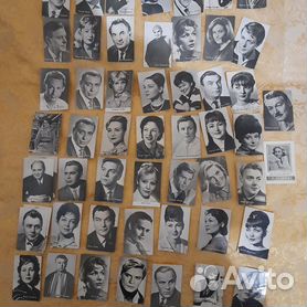 Звезды советского кино. Набор из 31 открытки
