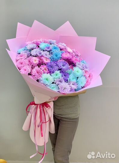 Хризантемы букет