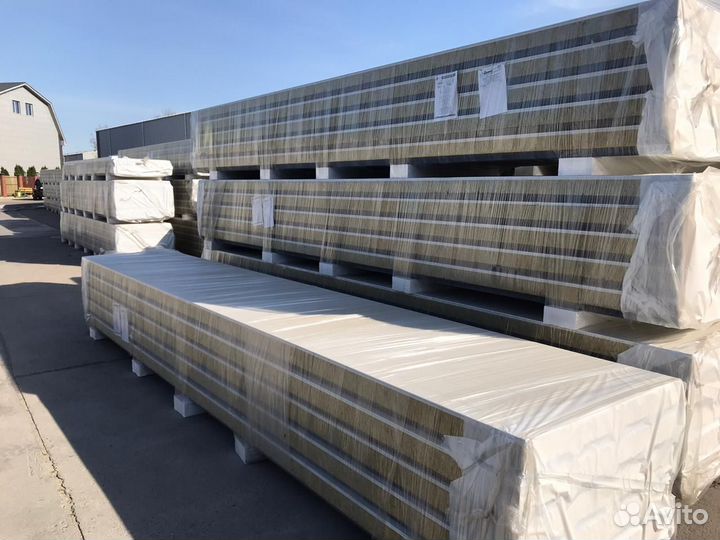 Стеновые и кровельные сэндвич-панели 100 мм ГОСТ 74