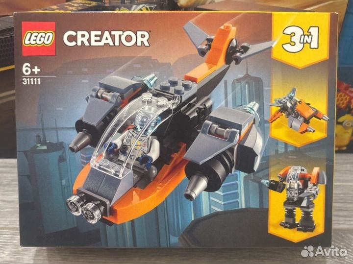Lego Creator 31111 Кибердрон Новый