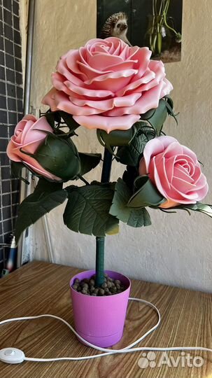 Светильник Роза из изолона