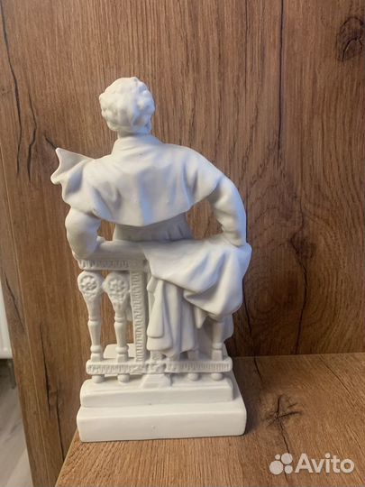 Статуэтка А.С.Пушкин, фарфор бисквитный, СССР