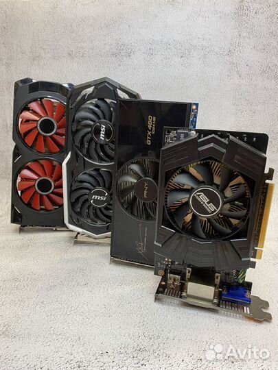 Игровые видеокарты GeForce nvidia Radeon гарантия