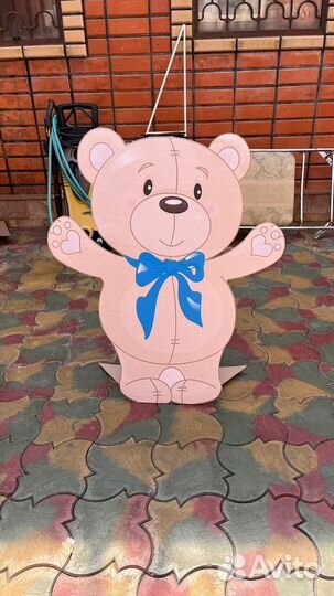 Декоративные мишки из картона большие