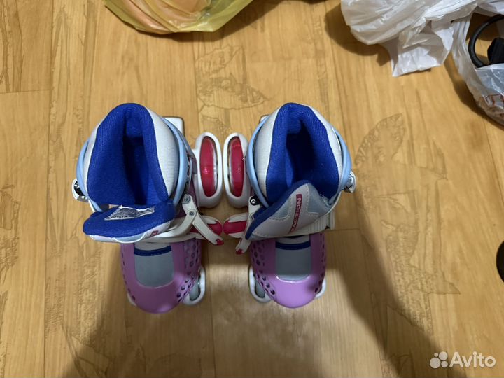 Роликовые коньки детские раздвижные