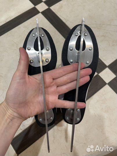 Коньки 33р. Graf Davos Gold. Фигурные