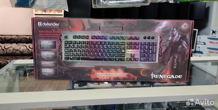 Клавиатура игровая USB проводная Defender Renegade