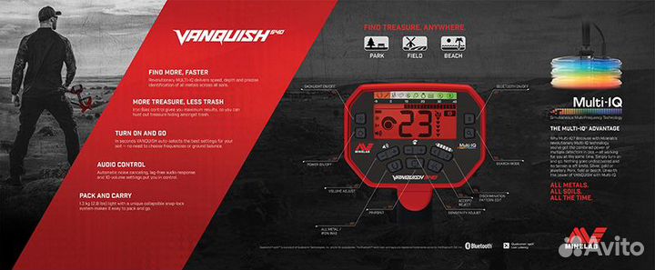 Металлоискатель Minelab Vanquish 540 Pro-Pack