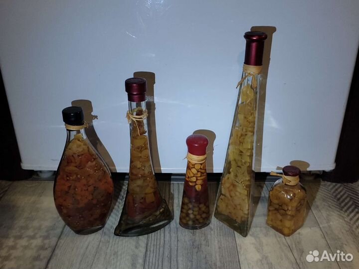 Бутылка с овощами