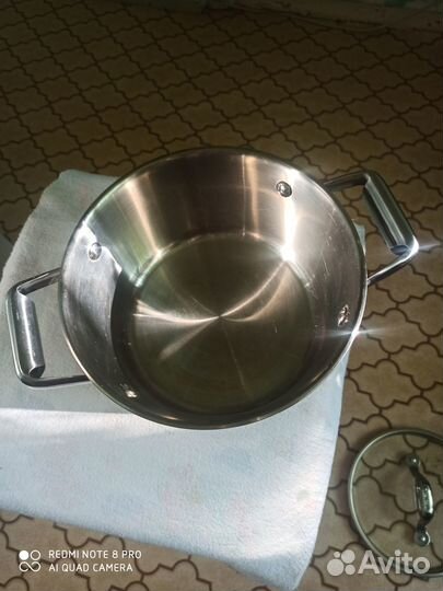 Кастрюля 2,8 л.Тефал сталь 18/10, как Цептер