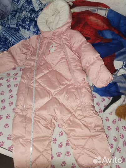 Зимний комбинезон для девочки 86