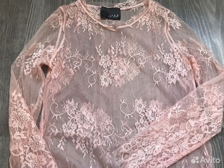 Платье туника JAM streetwear р.S- XS кружево