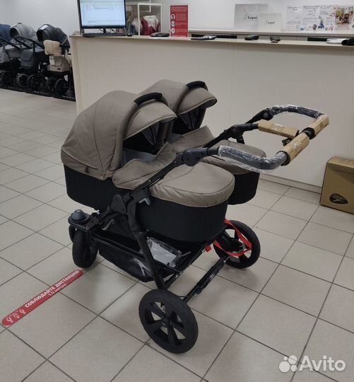 Коляска для двойни 2 в 1 TFK Twin Trail