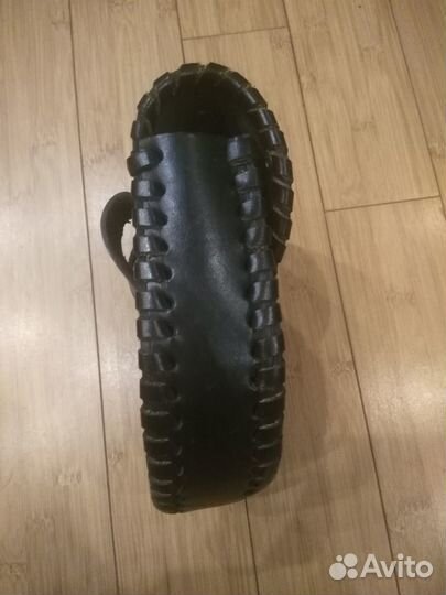 Байкерская сумка, подсумок, кожаная сумка