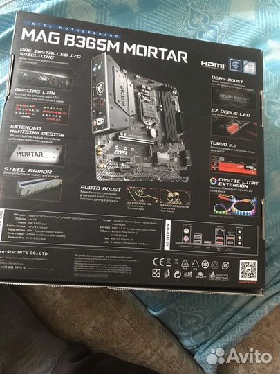 Метеринская плата msi mag b365m mortar