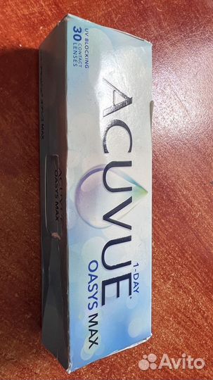 Линзы acuvue oasys max -2,5