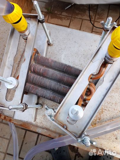 Промывка теплообменников котлов Лаишево