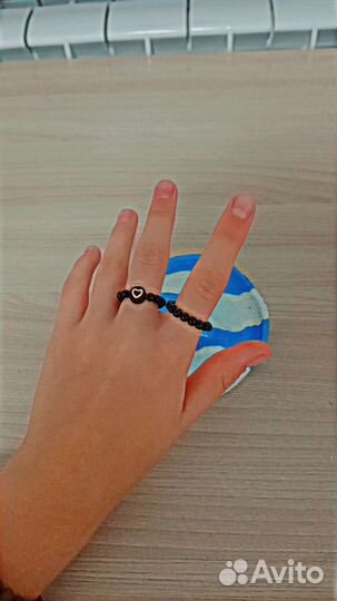 Кольцо из бисера