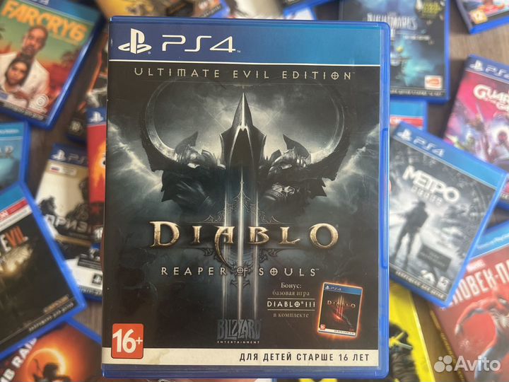 Диск Diablo III Reaper of Souls PS4