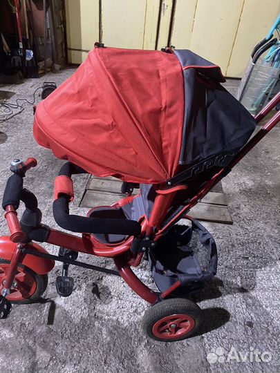 Трехколесный велосипед с родительской ручкой