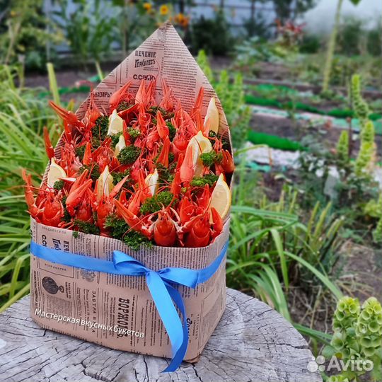 Мужской букет из раков