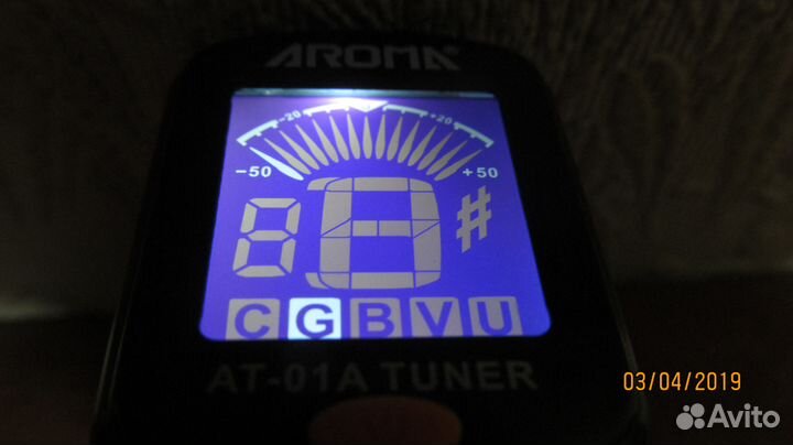 Тюнер для гитары ат-01А