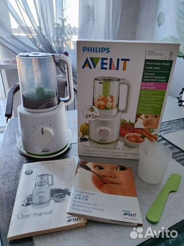 Пароварка-блендер philips avent