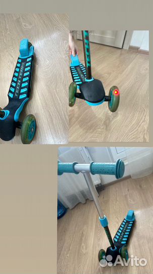 Самокат детский самокат для мальчиков светящий