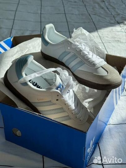 Кроссовки женские натуральные adidas samba