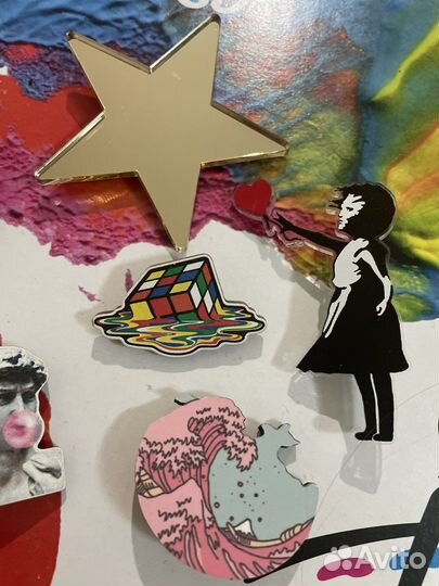 Значки новые разные