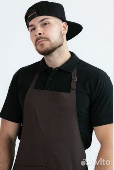 Фартук белый поварской на заказ