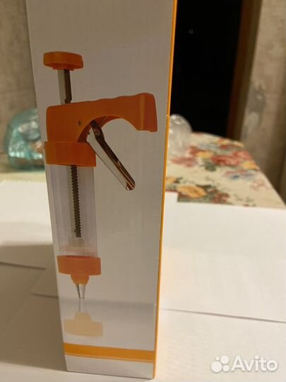 Кондитерский шприц с насадками и трафаретами