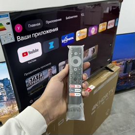 Телевизоры со SMART tv 55 4к qled гарантия 2024г