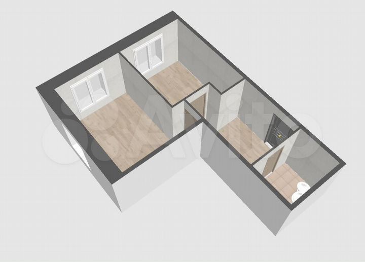 1-к. квартира, 33,1 м², 1/8 эт.