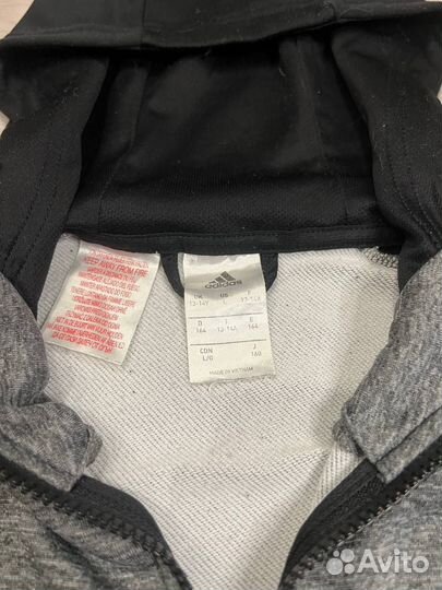 Спортивное зип худи adidas