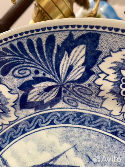 Декоративная тарелка Delft. Голландия