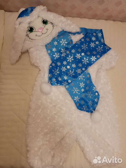 Новогодний костюм зайчика 