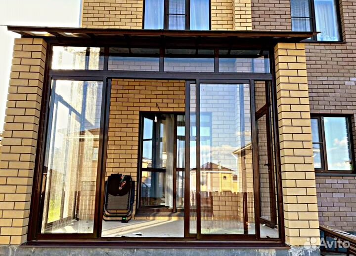 Веранда балкон крыльцо терраса дом остекление