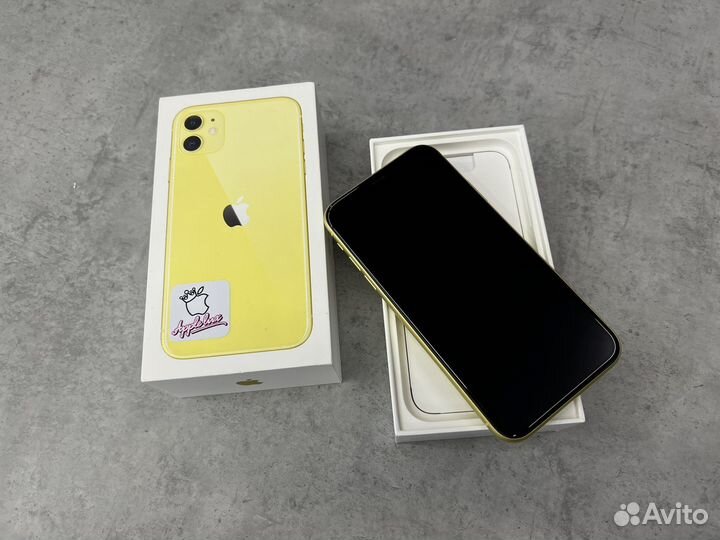 iPhone 11, Yellow, 64GB