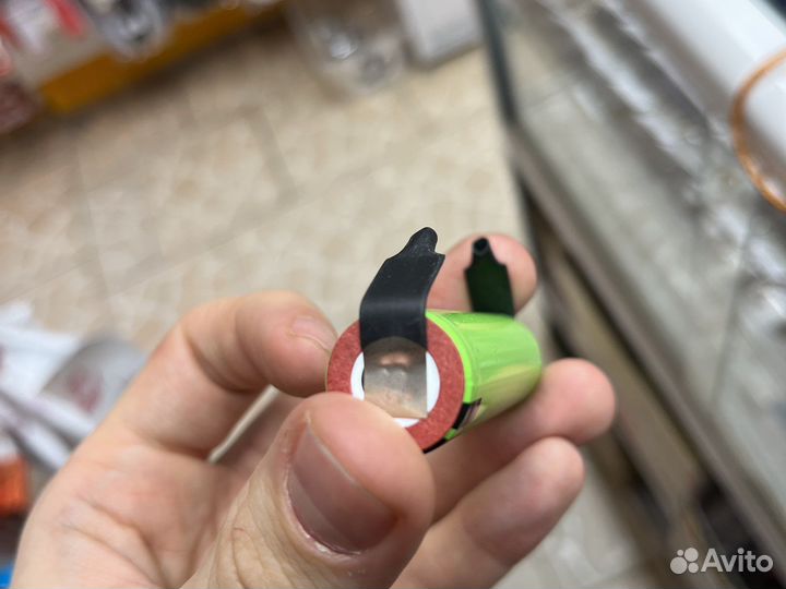 Аккумулятор Panasonic 18650 3200mAh 20A контакты