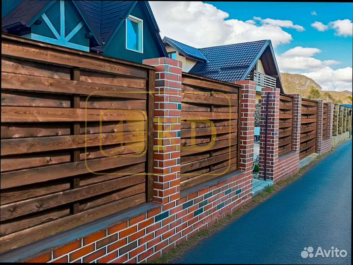 Доска для забора от производиеля