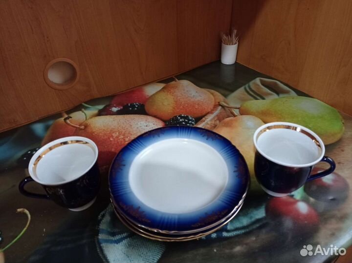 Кобальтовая посуда СССР, цена за всё