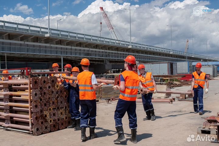 Монолитные работы на мосту РФ/ Вахта/ г. Казань