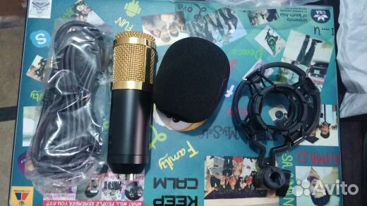 Качественный конденсаторный микрофон BM-800 новый