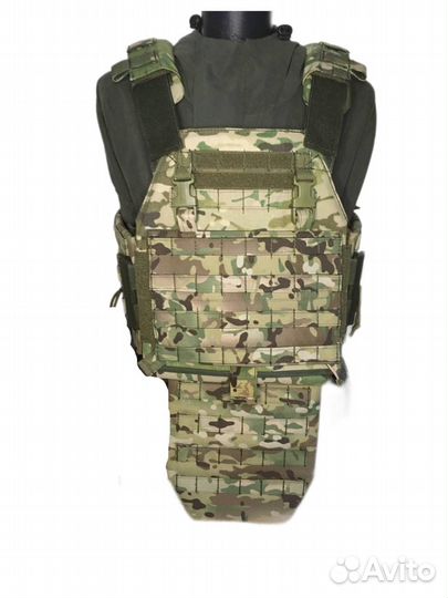 Бронежилет плитник с напашником мультикам