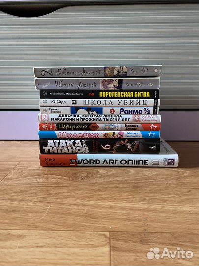 Книги, манга, ранобэ